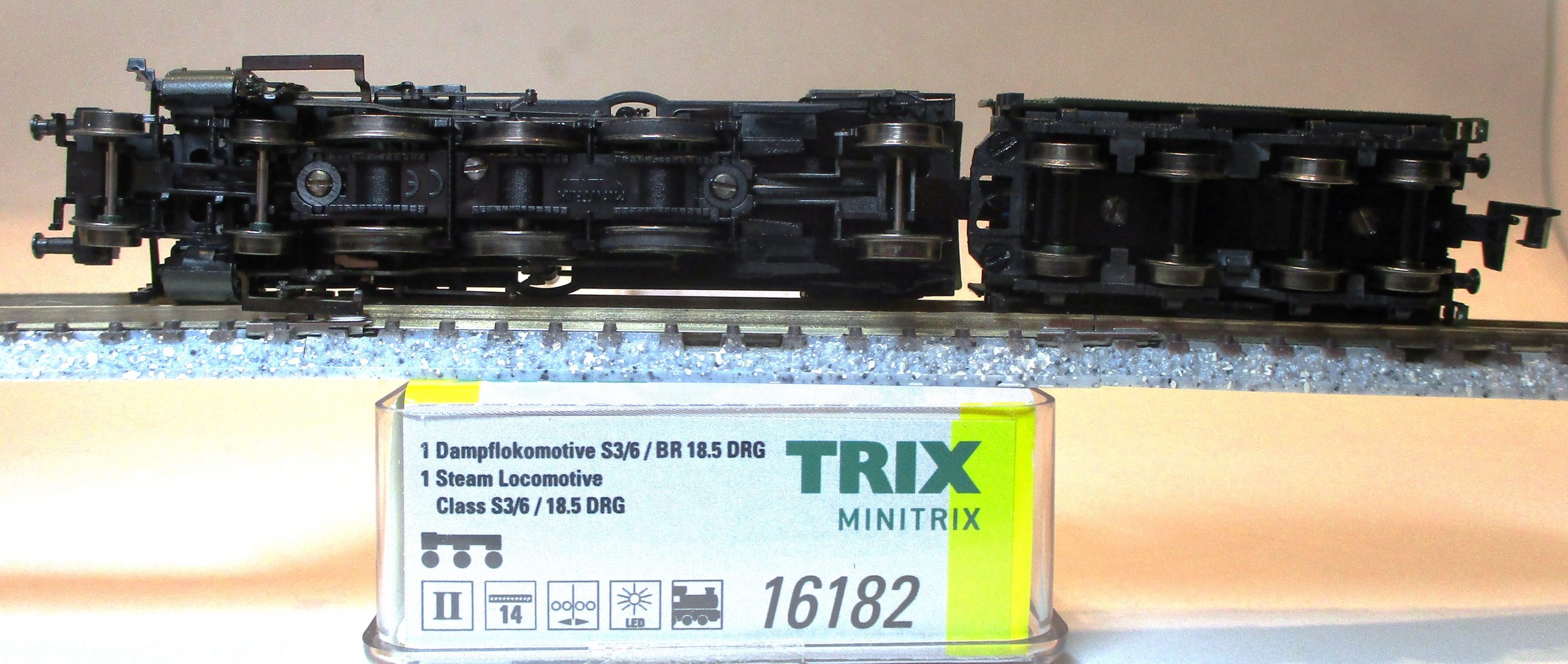 Minitrix 16182 Dampflok BR S3/6(18.5) DRG grün DCC – Bild 2