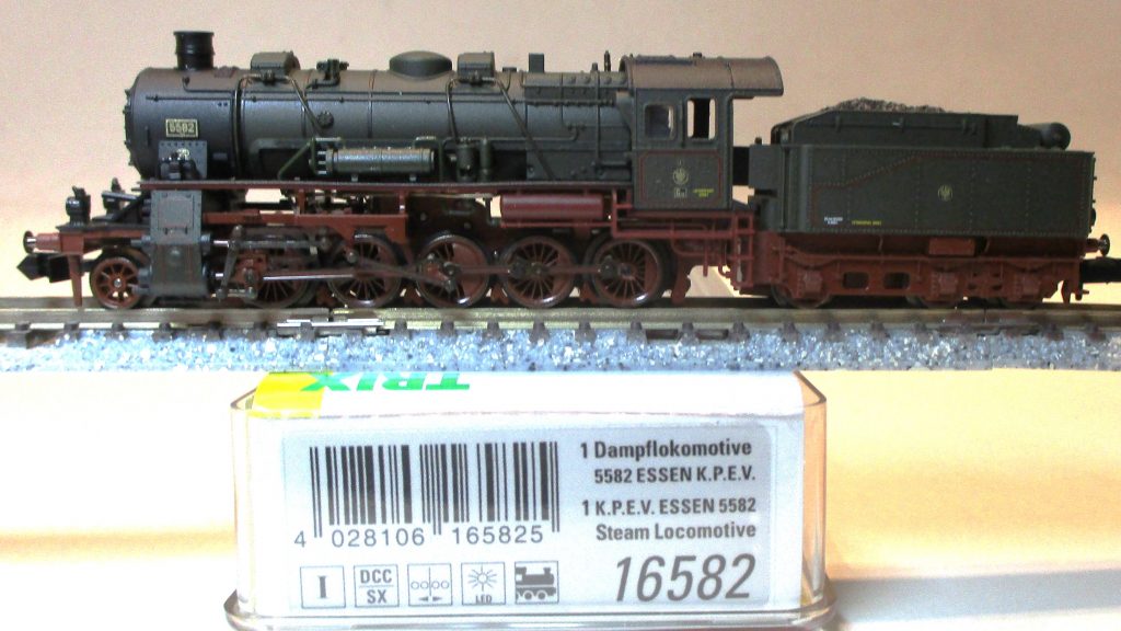 Minitrix 16582 Dampflok BR G12(58) KPEV grün DCC