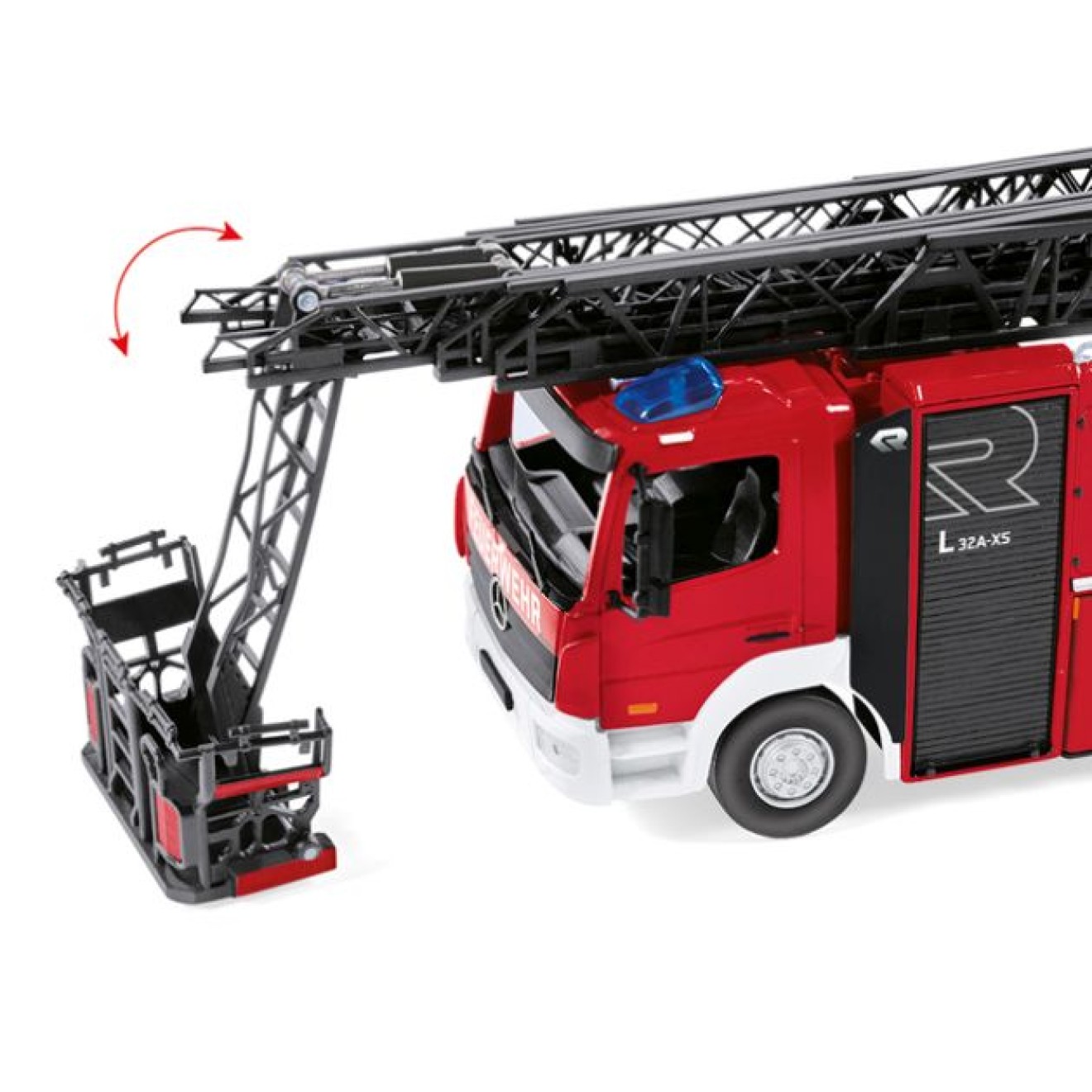 Wiking 43103 Feuerwehr - Rosenbauer DL L32A-XS 3.0 (MB Atego) – Bild 5