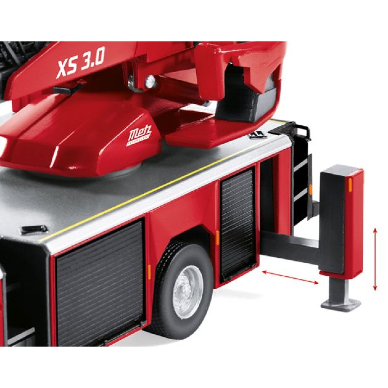 Wiking 43103 Feuerwehr - Rosenbauer DL L32A-XS 3.0 (MB Atego) – Bild 7