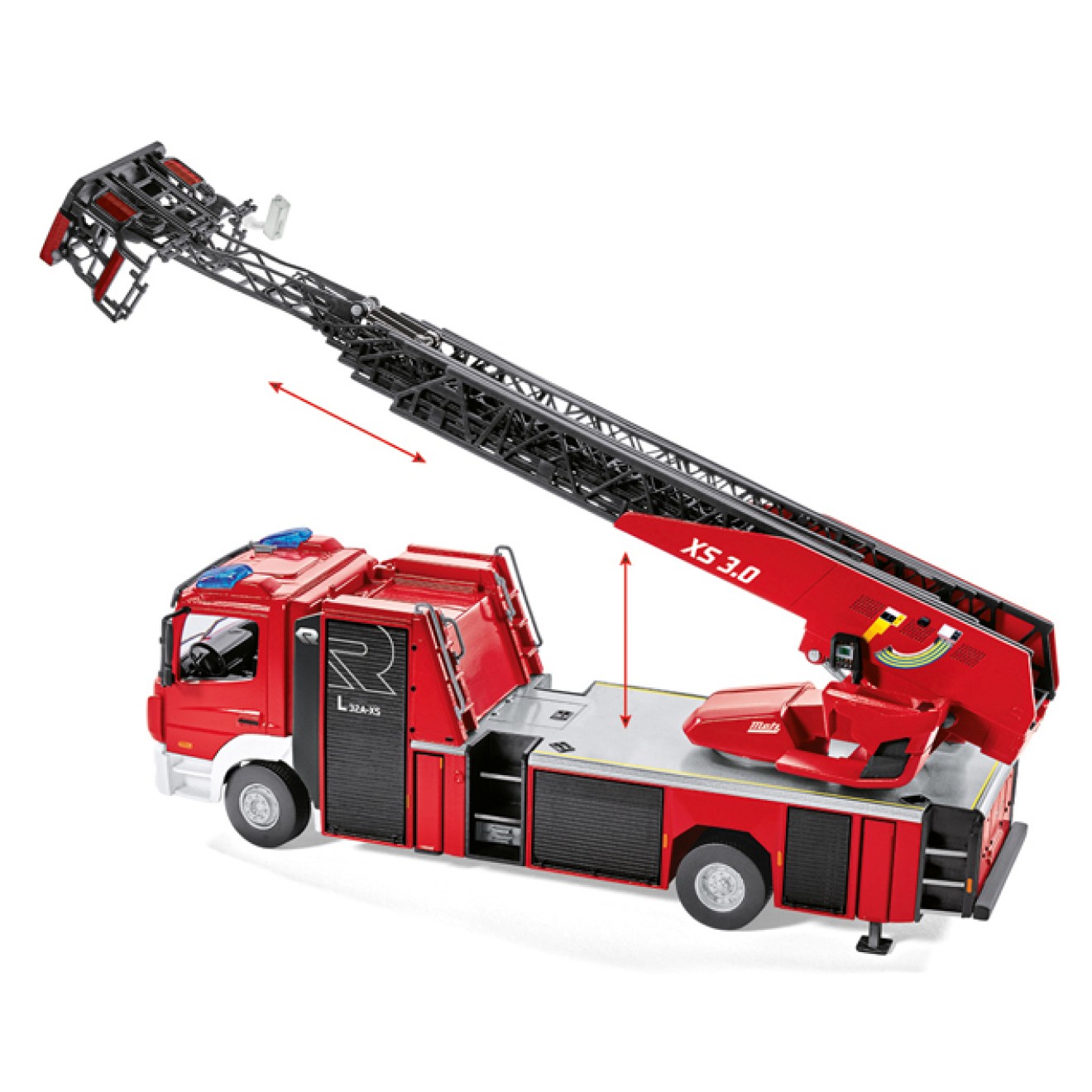 Wiking 43103 Feuerwehr - Rosenbauer DL L32A-XS 3.0 (MB Atego) – Bild 2