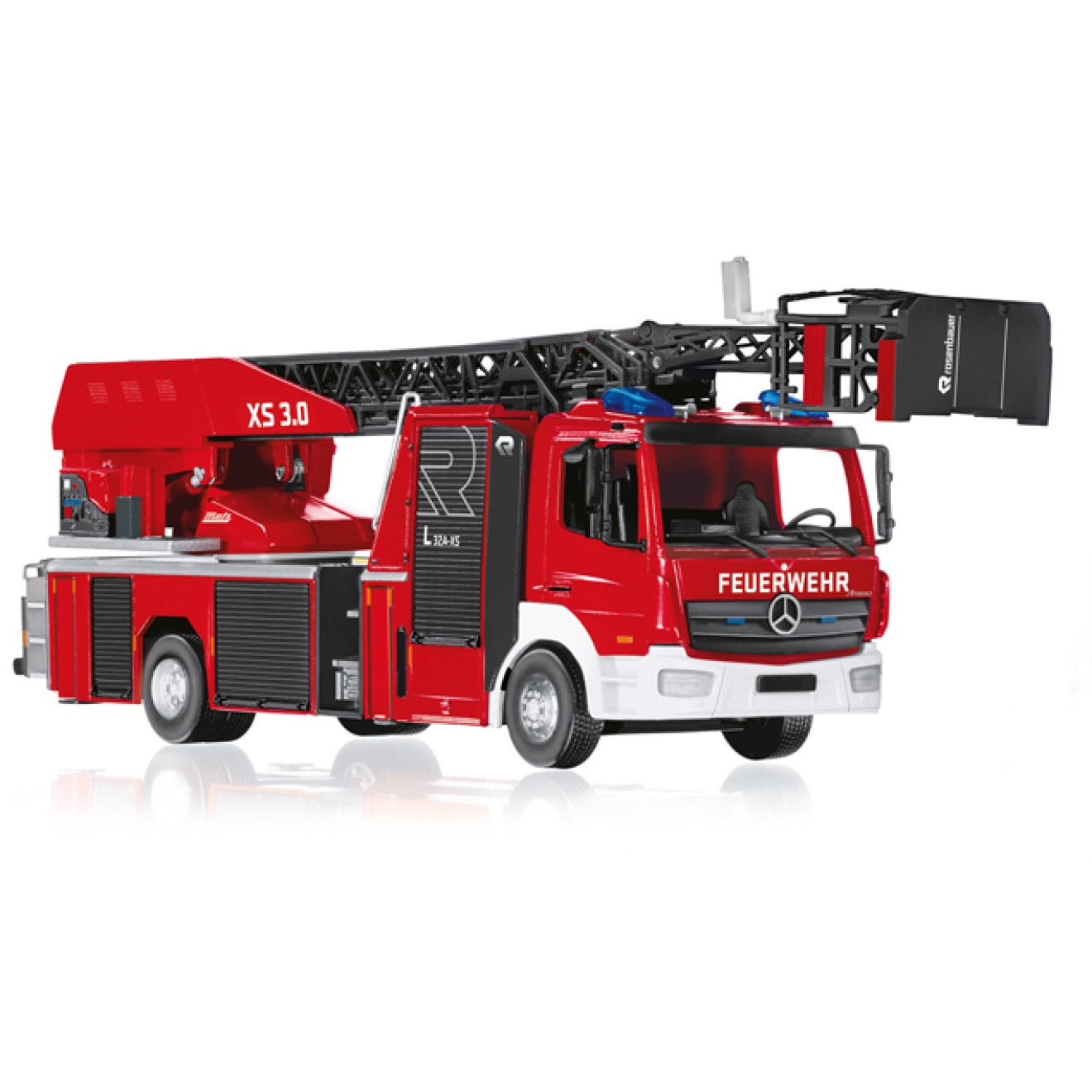 Wiking 43103 Feuerwehr - Rosenbauer DL L32A-XS 3.0 (MB Atego)